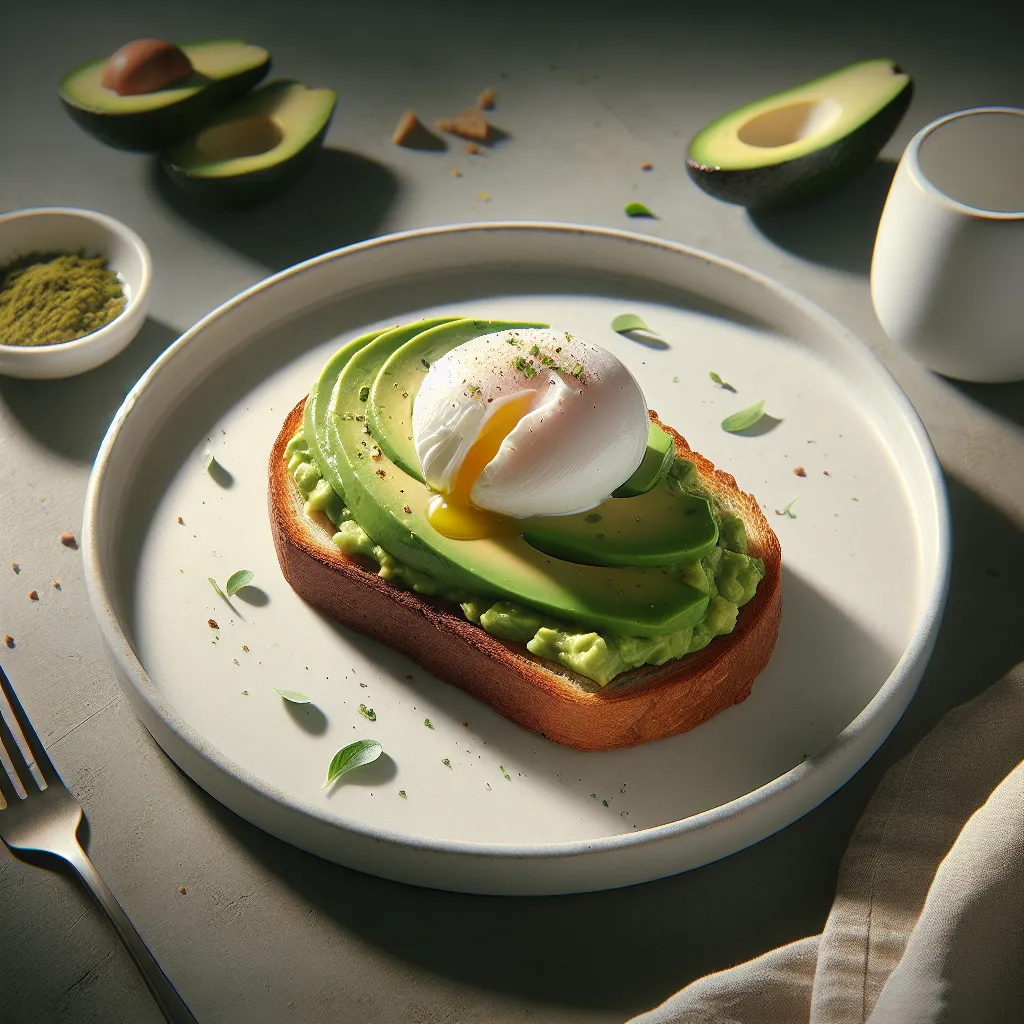 Mediterranean Avocado Toast with Poached Egg