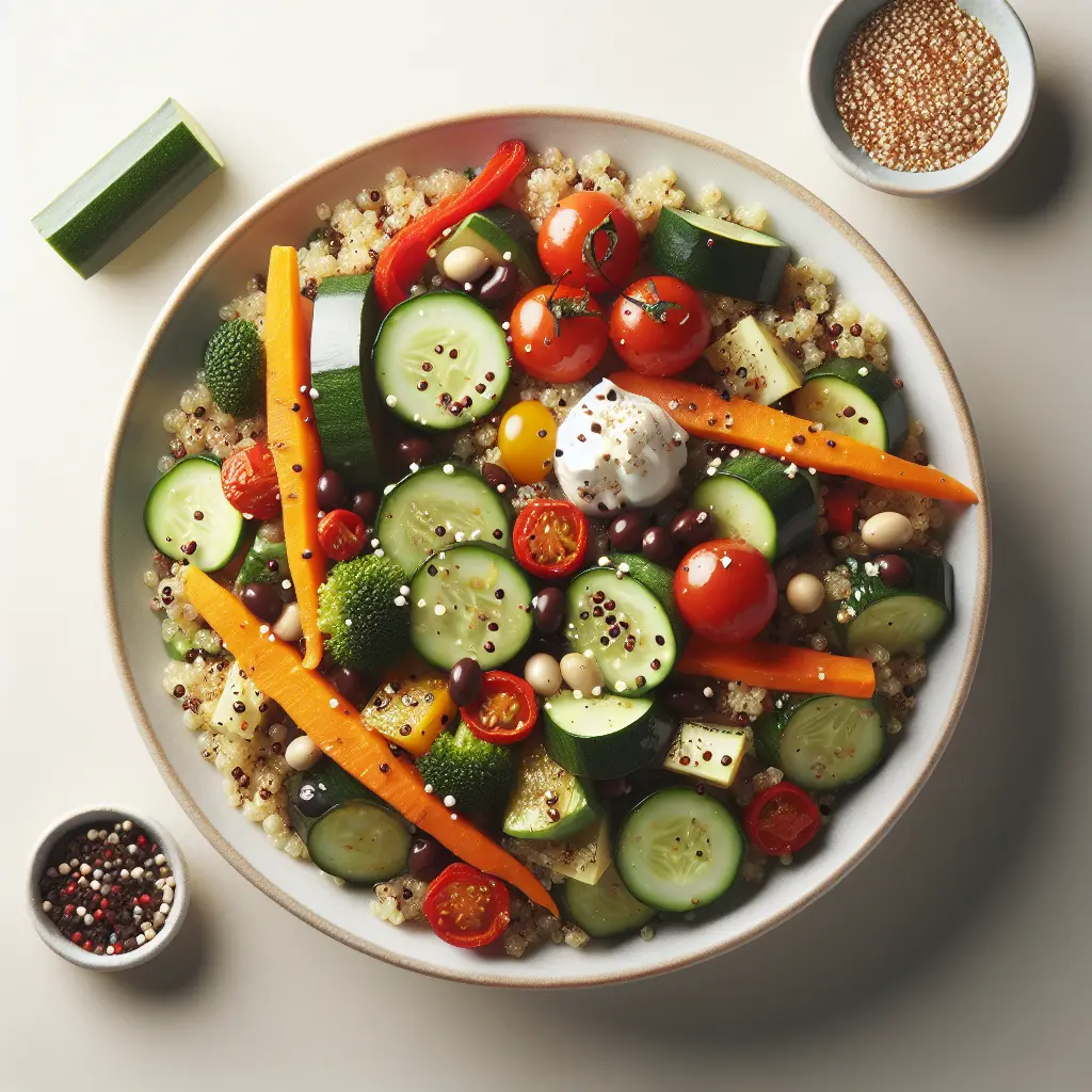 Mediterranean Vegetable Quinoa Bowl