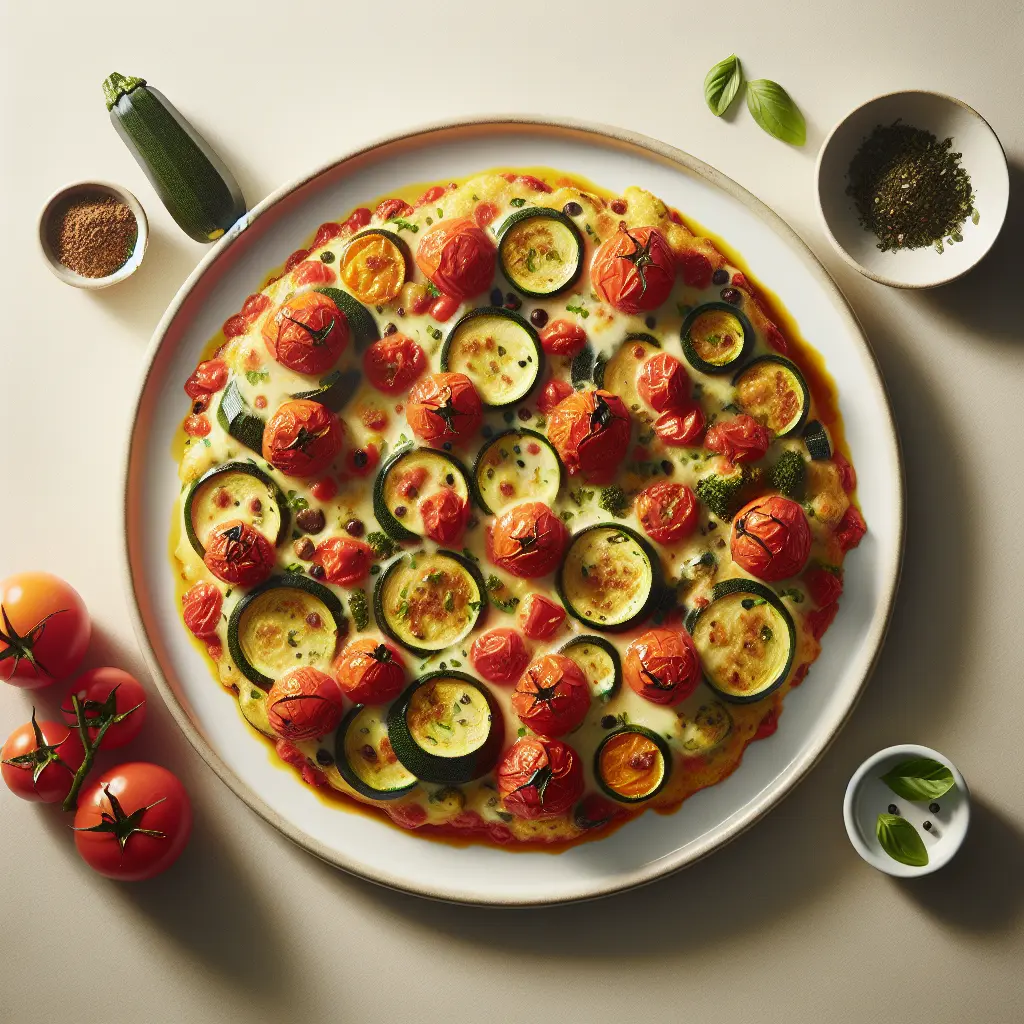 Mediterranean Zucchini and Tomato Bake