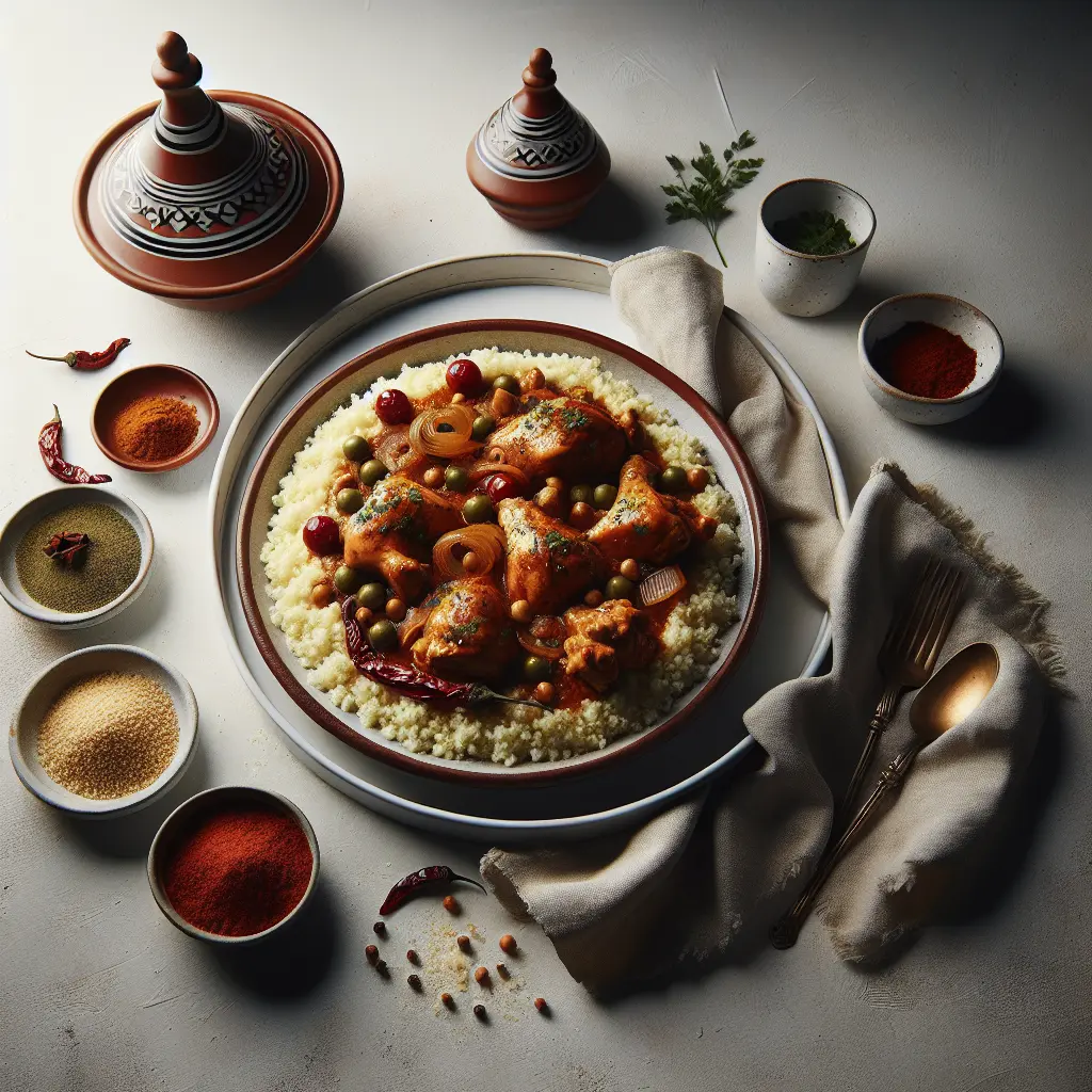 Moroccan Chicken Tagine with Couscous