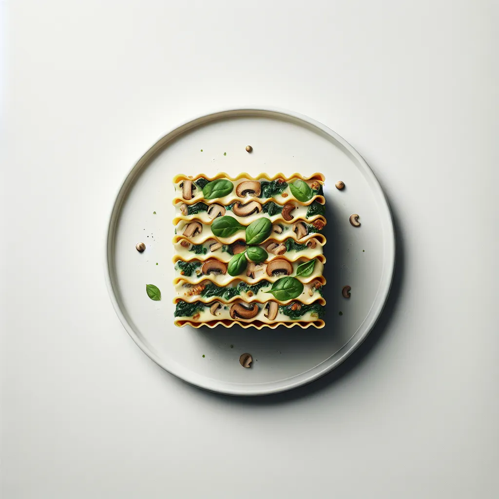 Gourmet Mushroom and Spinach Lasagna