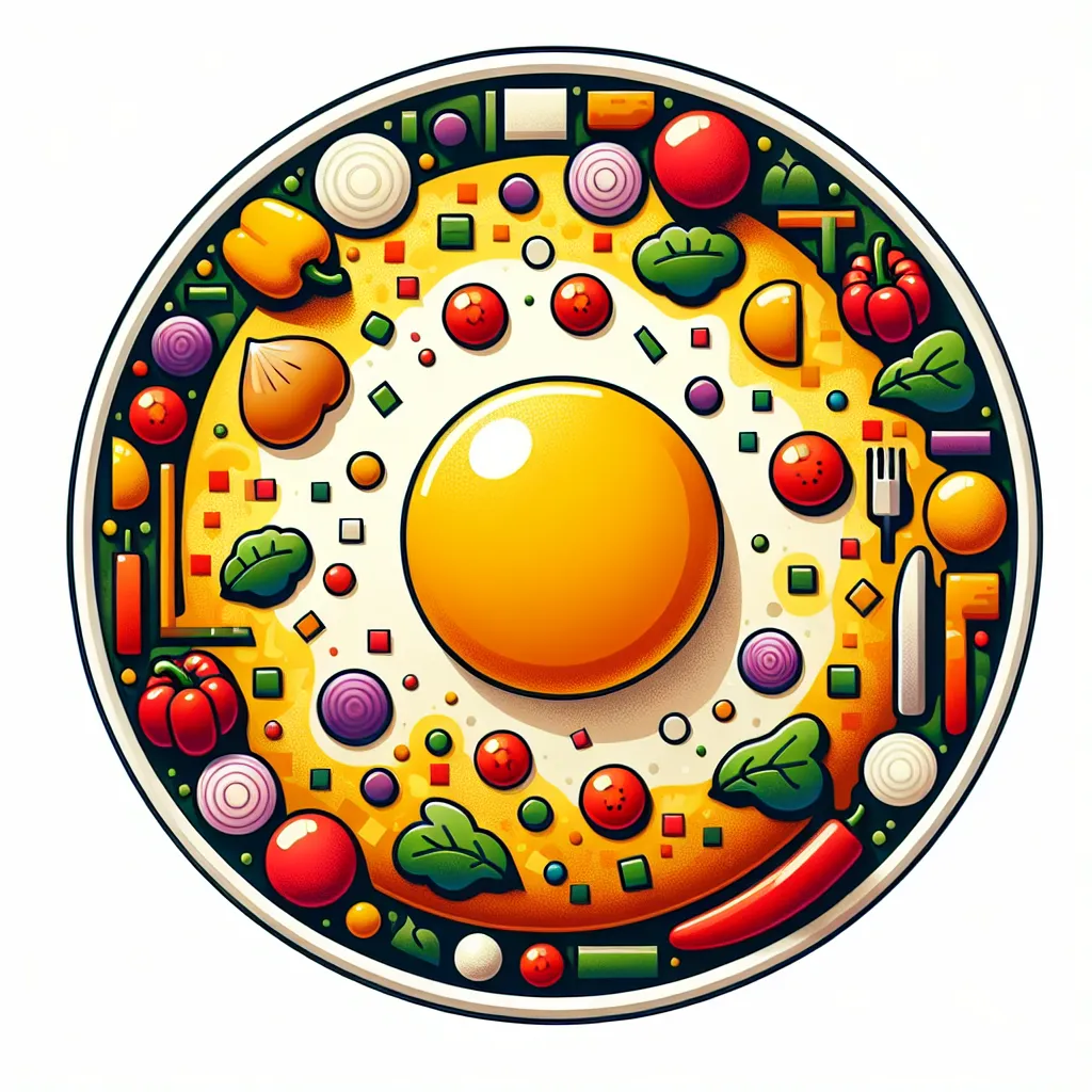 Omelette aux légumes