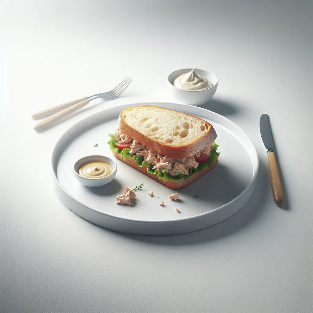 Quick and Easy French Tuna Salad Sandwich