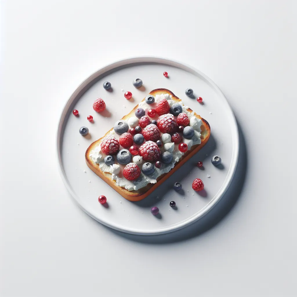 Quick French Breakfast Tartine with Ricotta and Berries