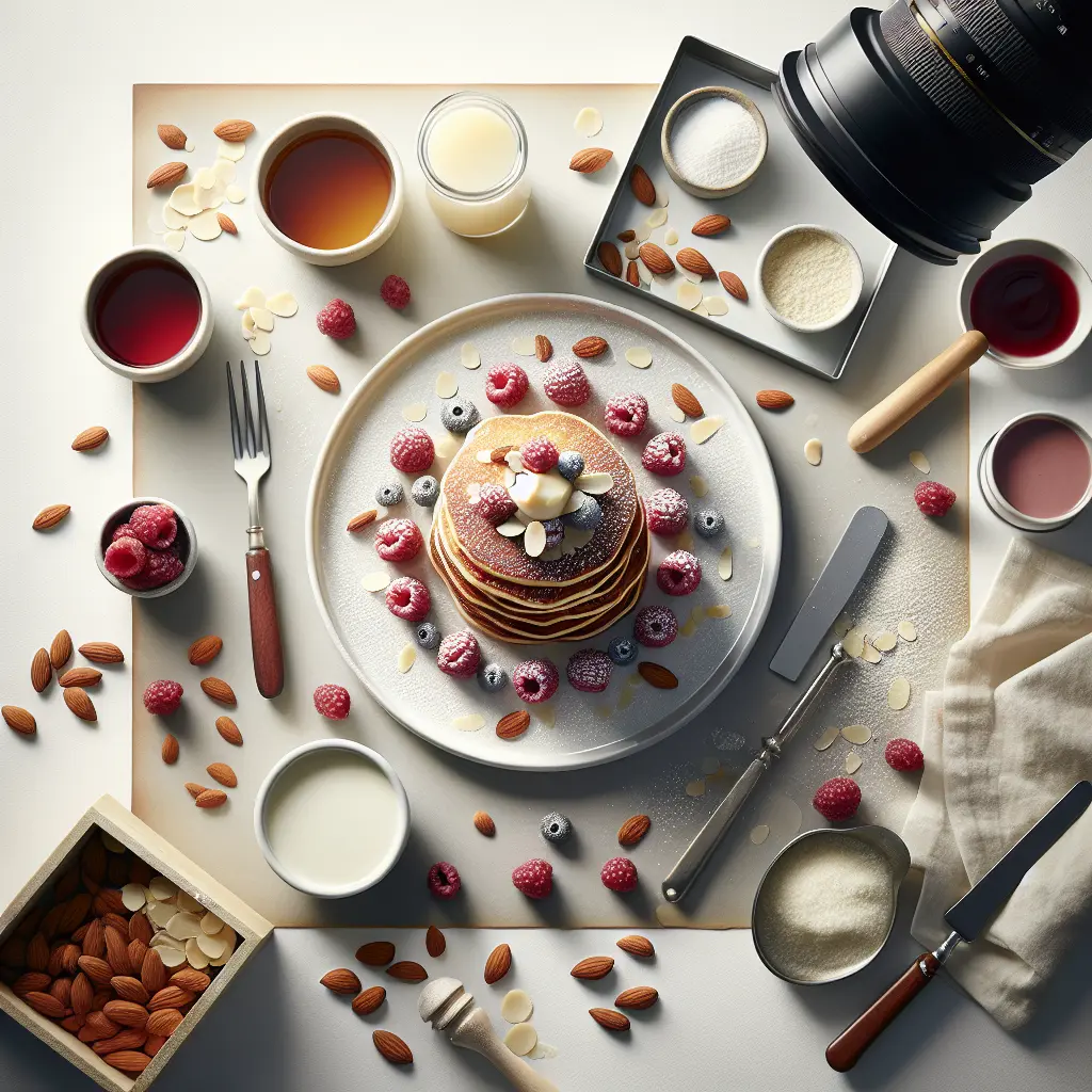 Raspberry Almond Pancakes