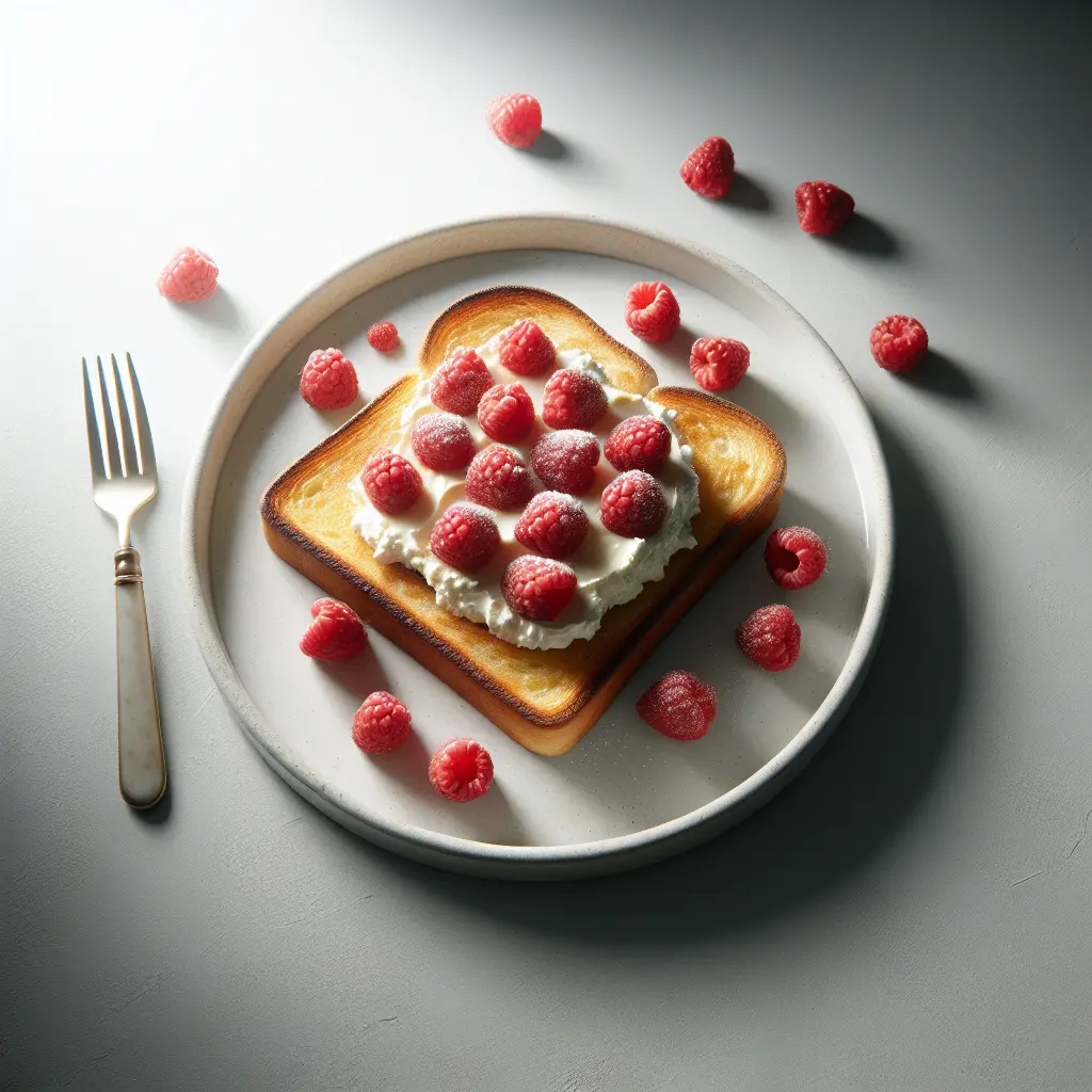 Raspberry and Ricotta Breakfast Toast