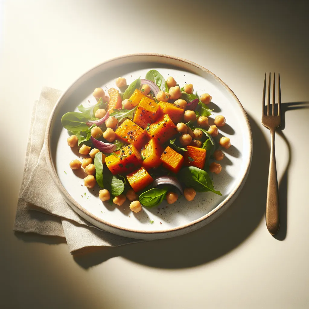 Roasted Butternut Squash and Chickpea Salad
