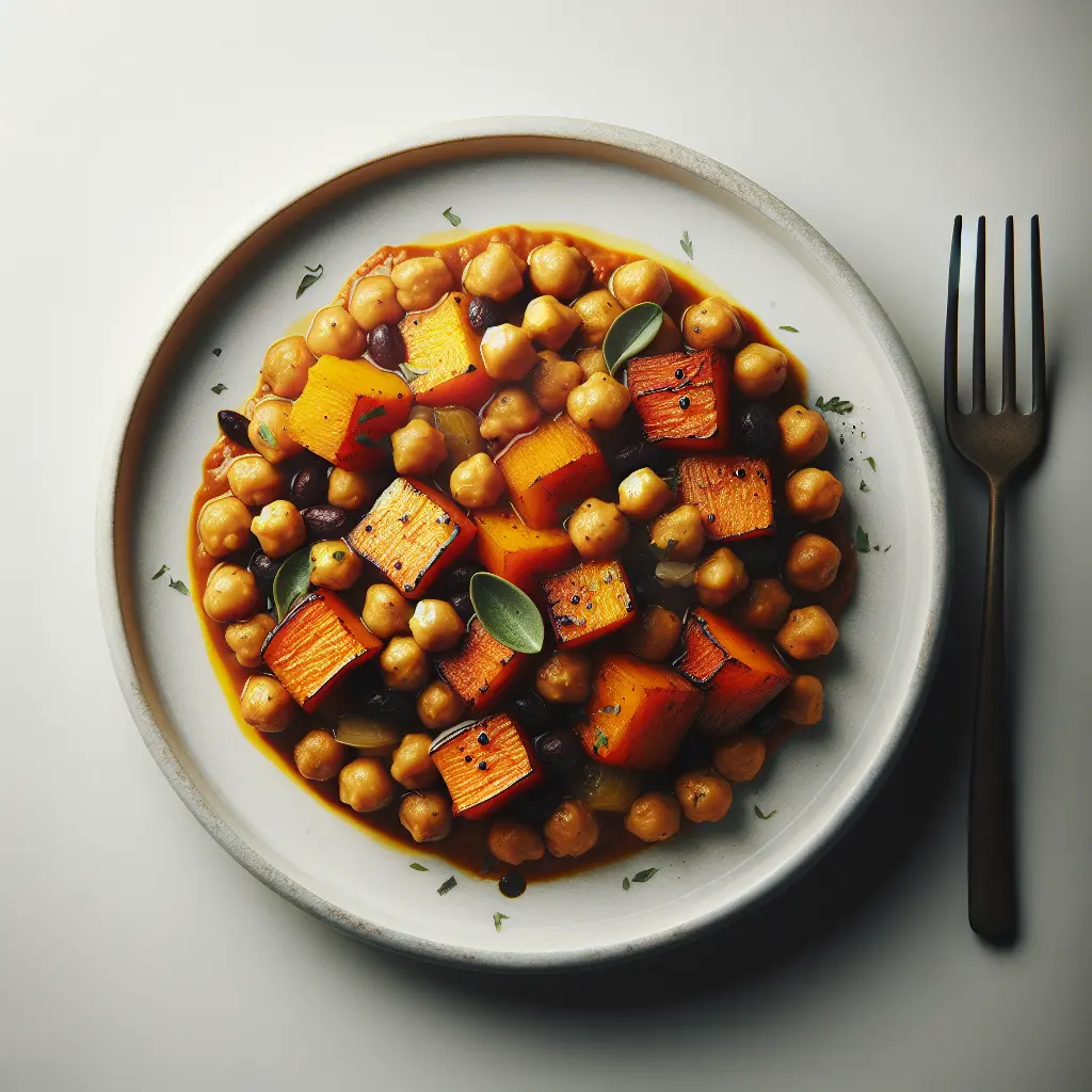 Roasted Butternut Squash and Chickpea Stew
