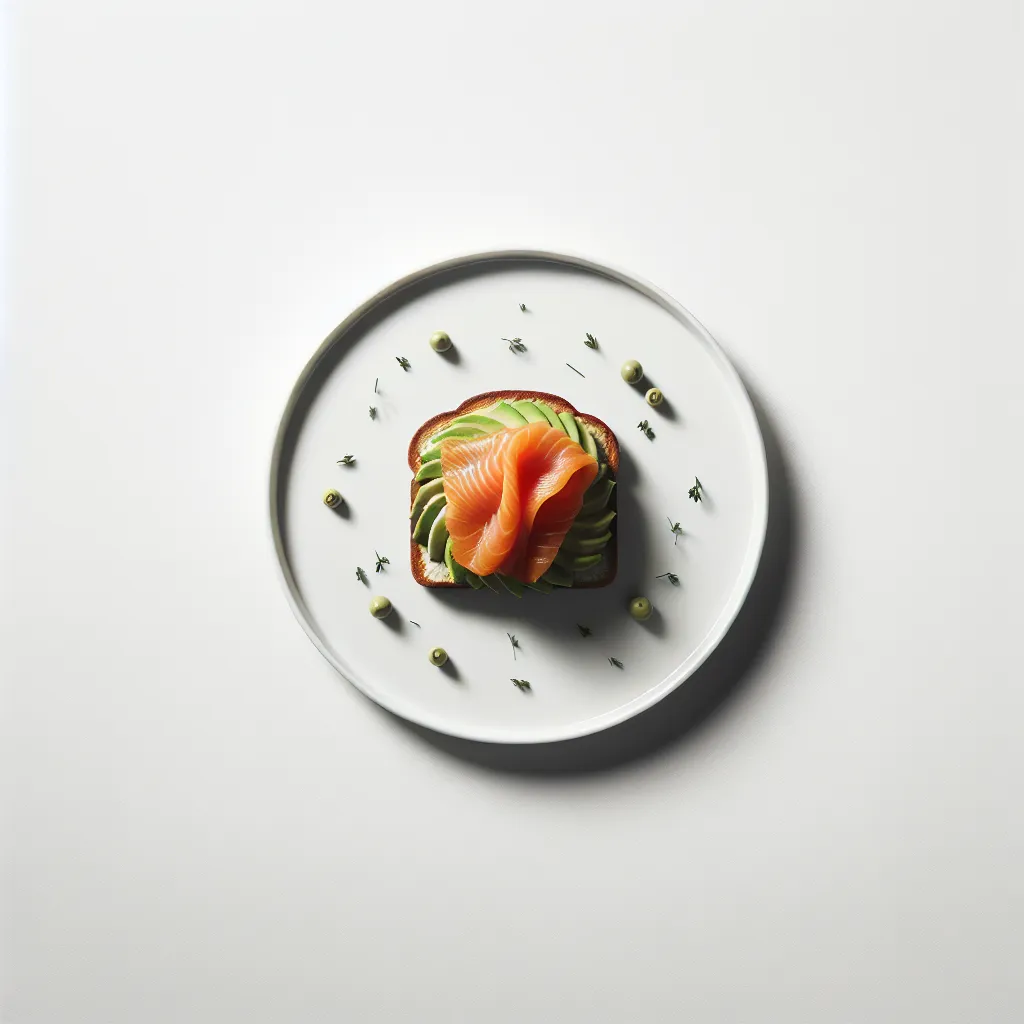 Saffron-Infused Smoked Salmon and Avocado Toast