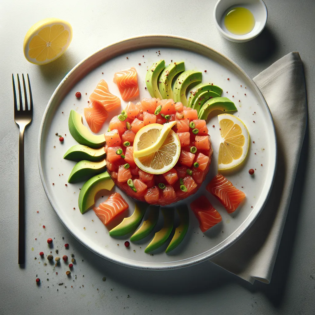 Salmon Tartare with Avocado and Citrus