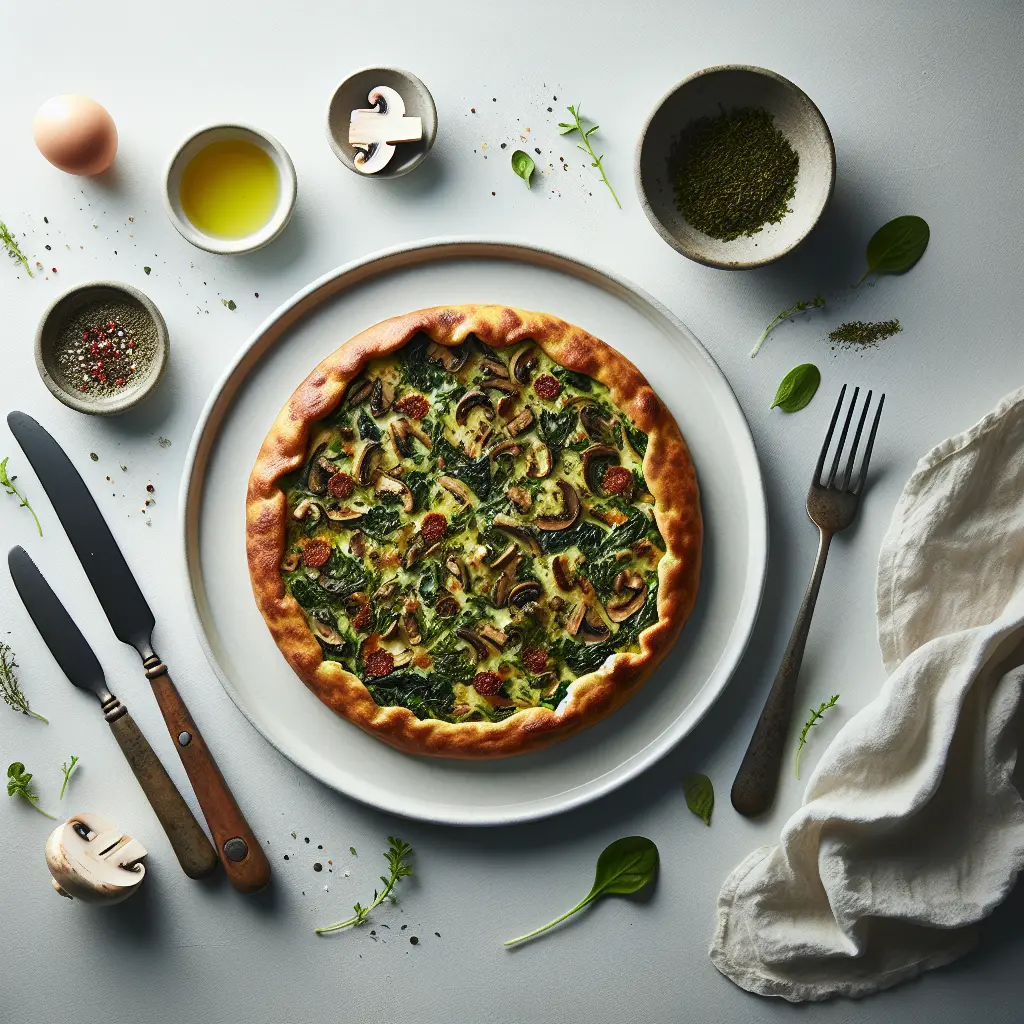 Savory Herb and Mushroom Breakfast Galette