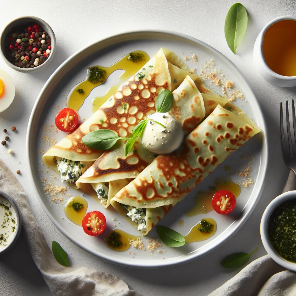 Savory Herb and Ricotta Stuffed Crepes