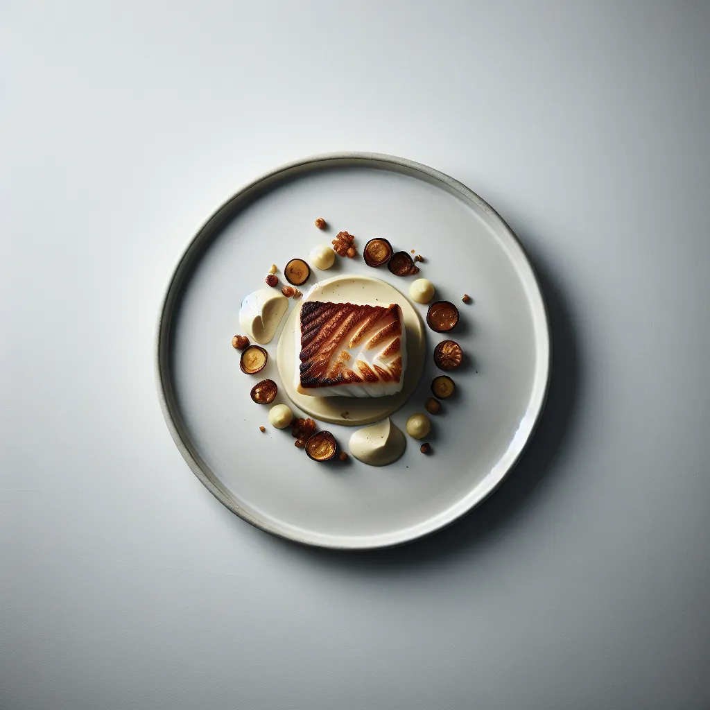 Seared Cod with Chestnut and Celeriac Mash