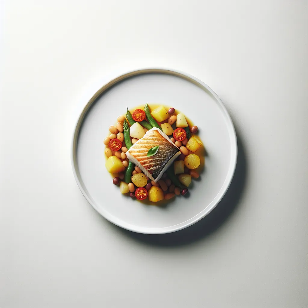 Spanish Cod with Potatoes and Beans