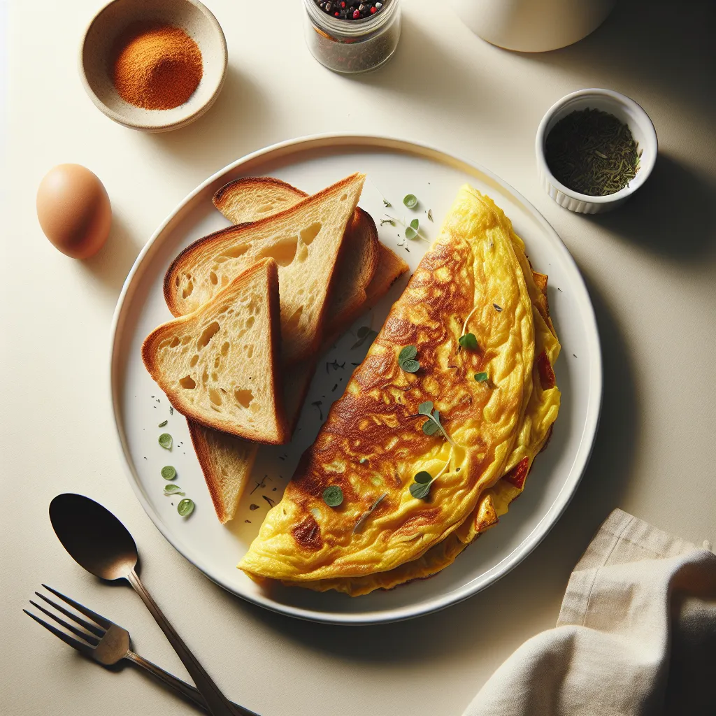 Spanish Omelette with Breakfast Bread