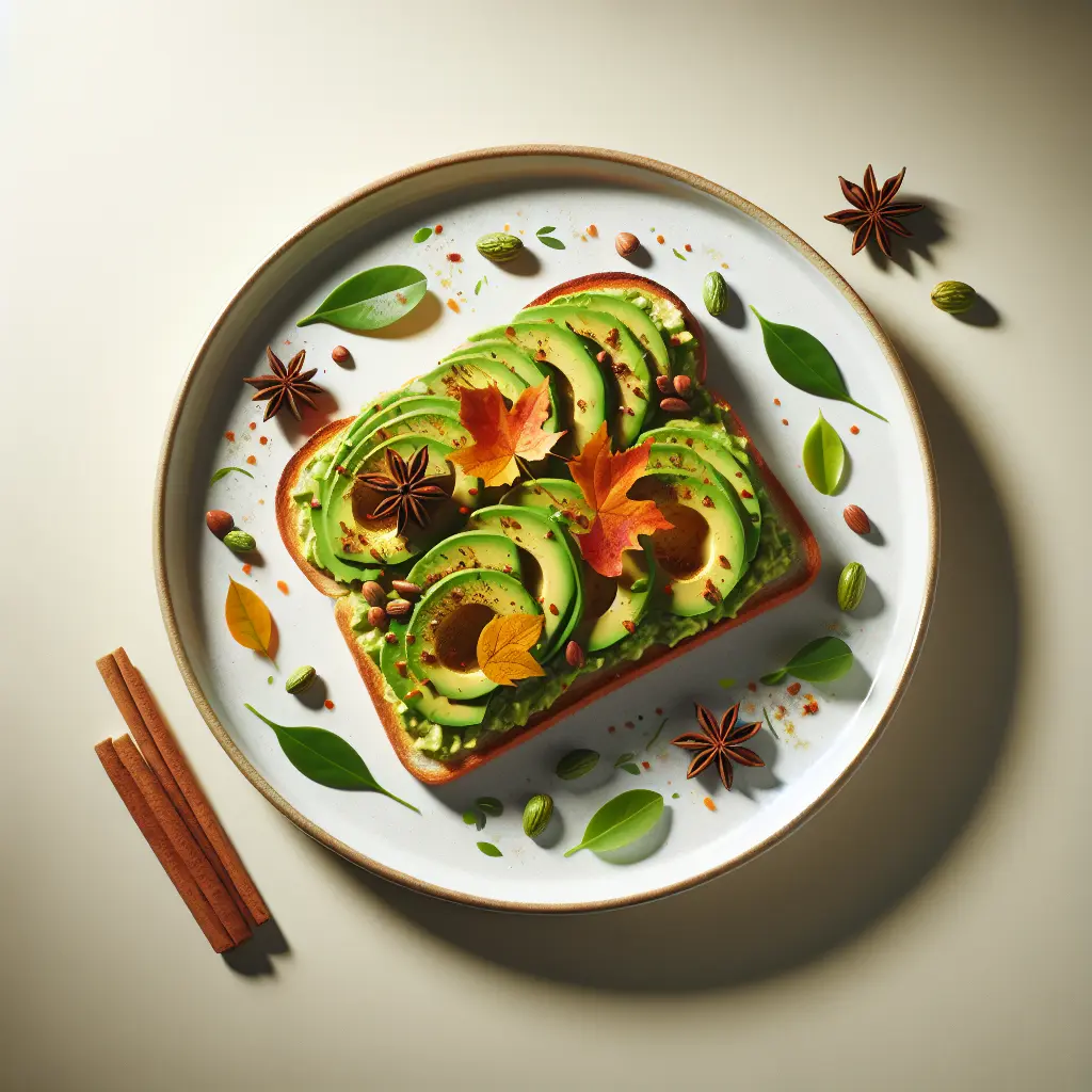 Autumn Spiced Avocado Toast