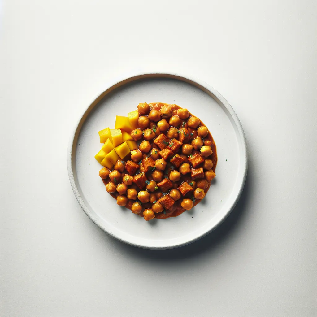 Spiced Chickpea Stew with Mango