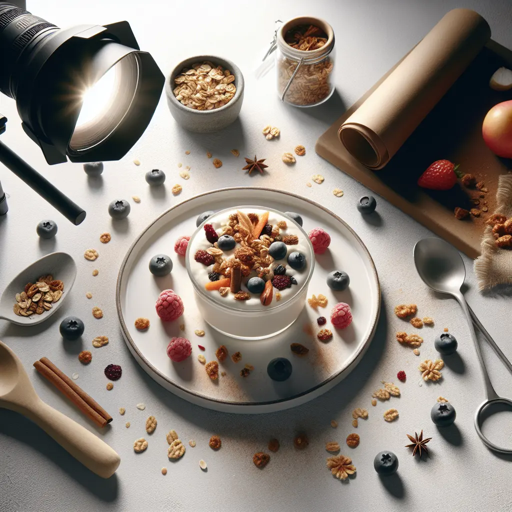Autumn Spiced Yogurt with Granola and Berries