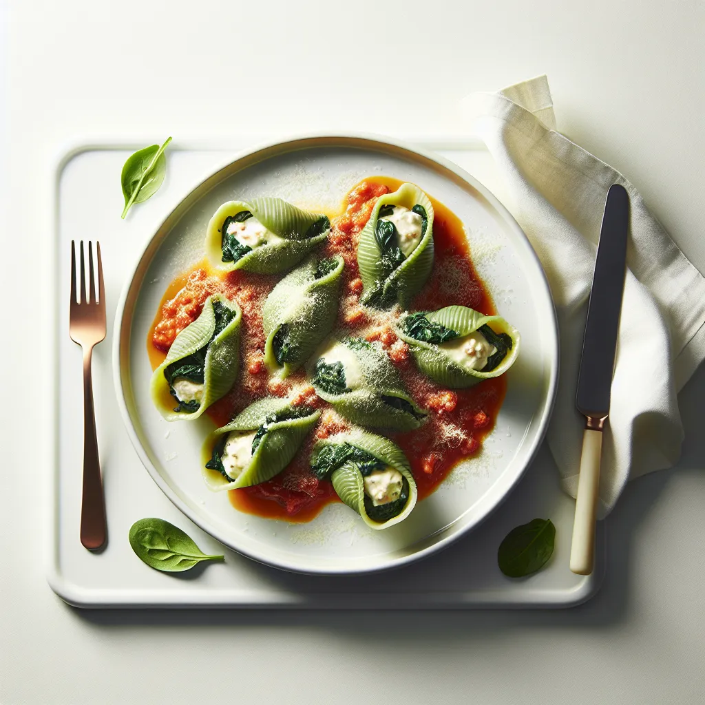 Gourmet Spinach and Ricotta Stuffed Shells
