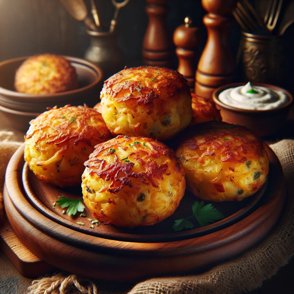 Stuffed Potato Cakes