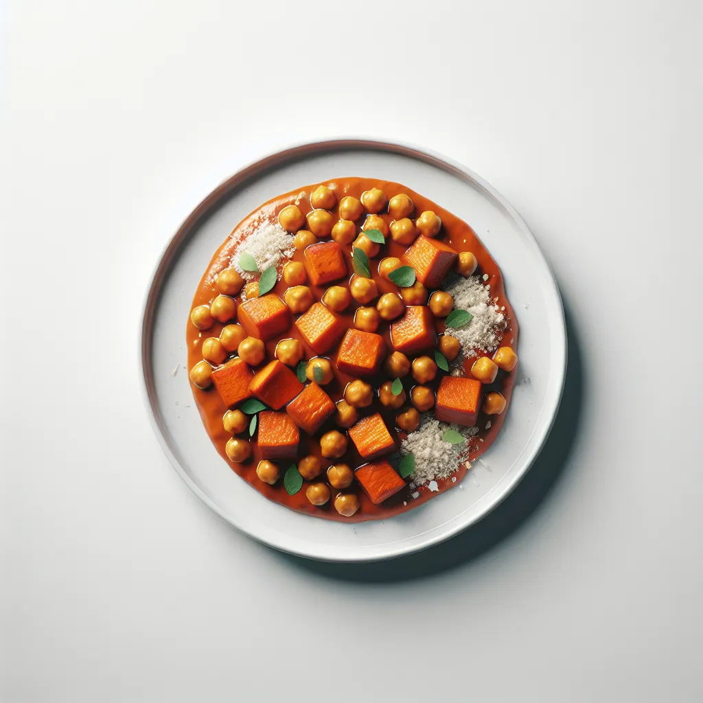 Spicy Sweet Potato and Chickpea Curry