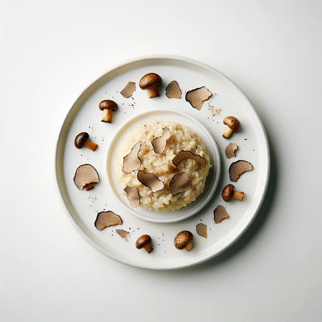 Winter Truffle Risotto with Sautéed Wild Mushrooms