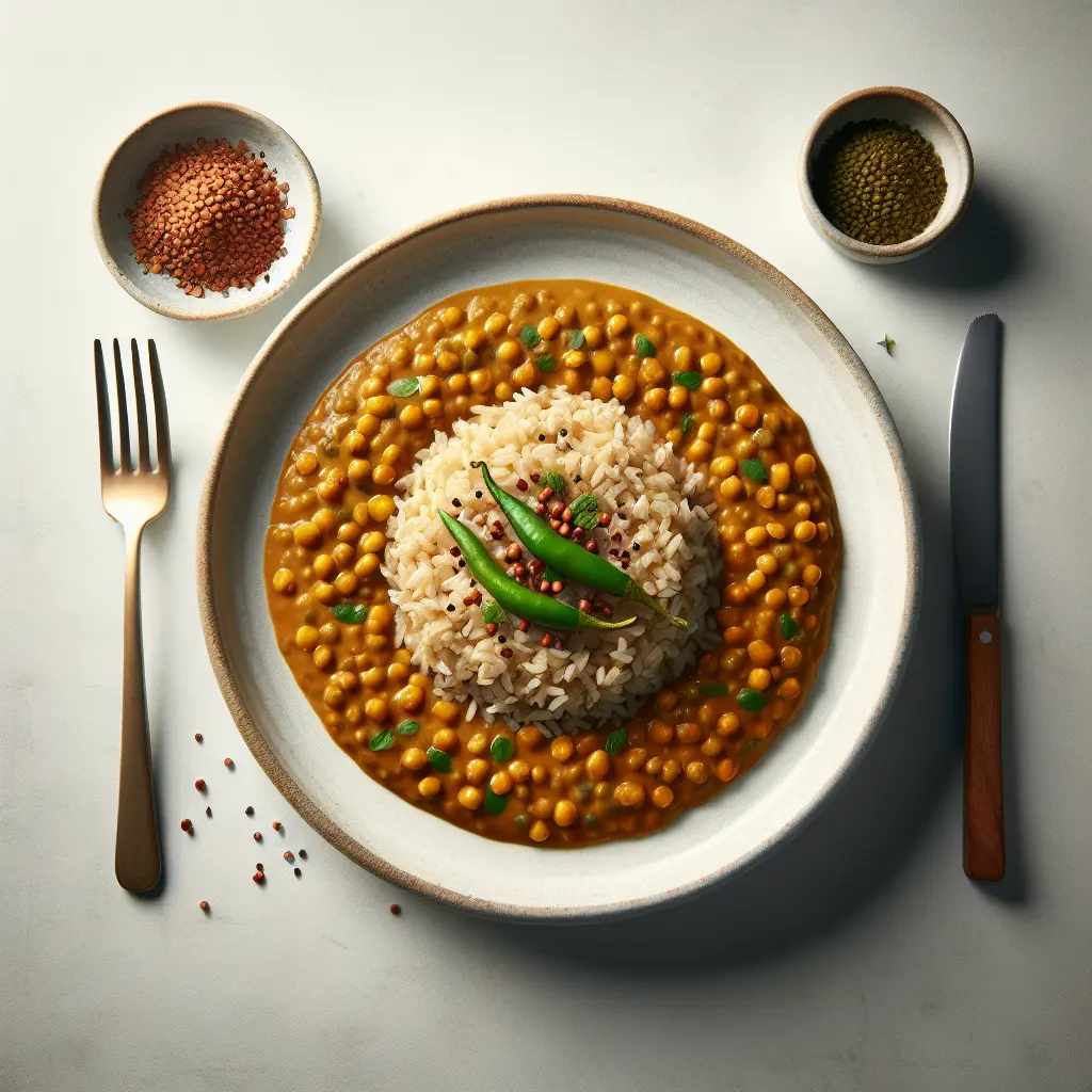 Vegan Indian Lentil Dal with Brown Rice