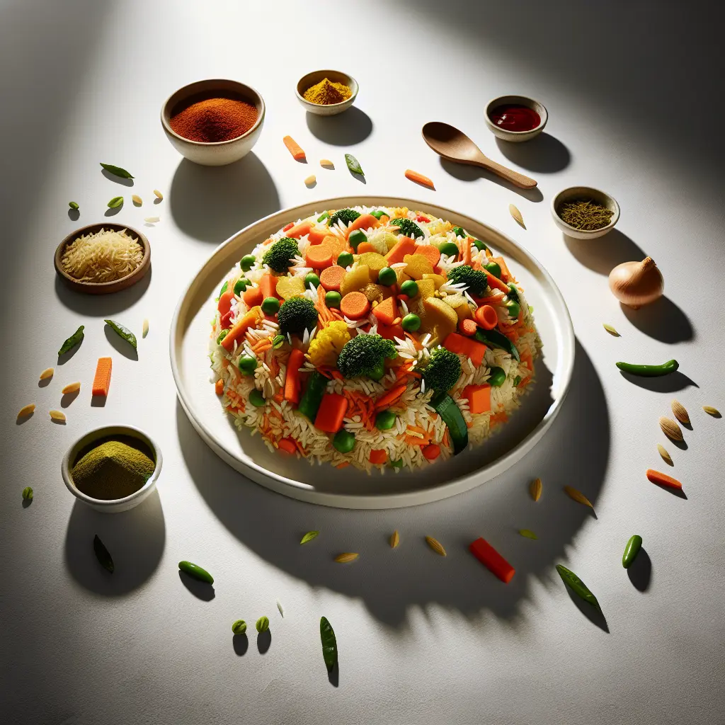 Vegan Indian Vegetable Biryani