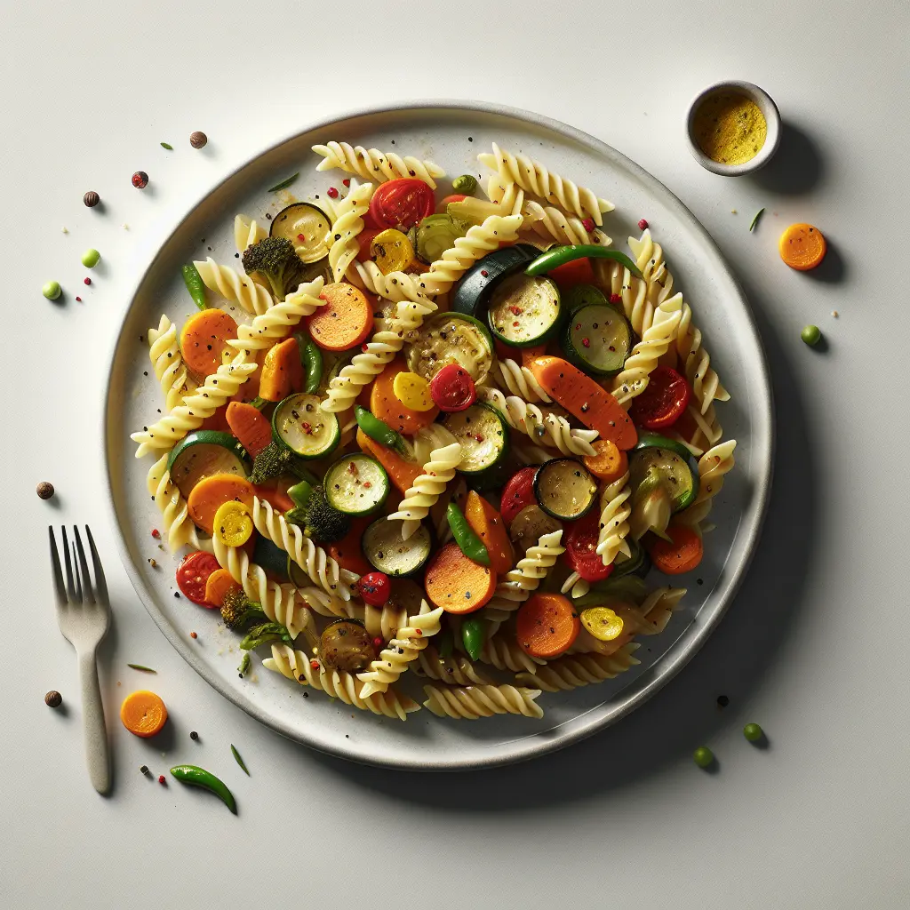 Vegan Italian Pasta with Roasted Vegetables