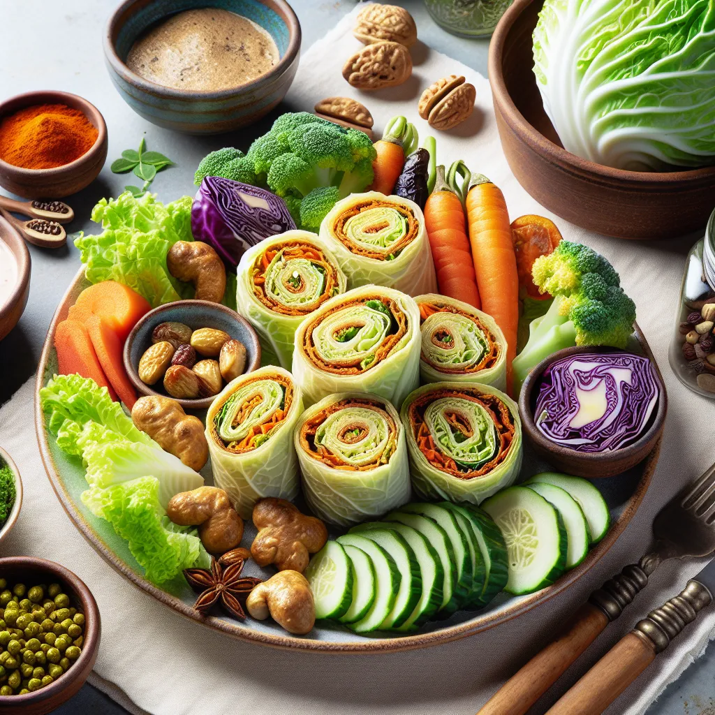 Vegan Malfouf with Seasonal Accompaniments