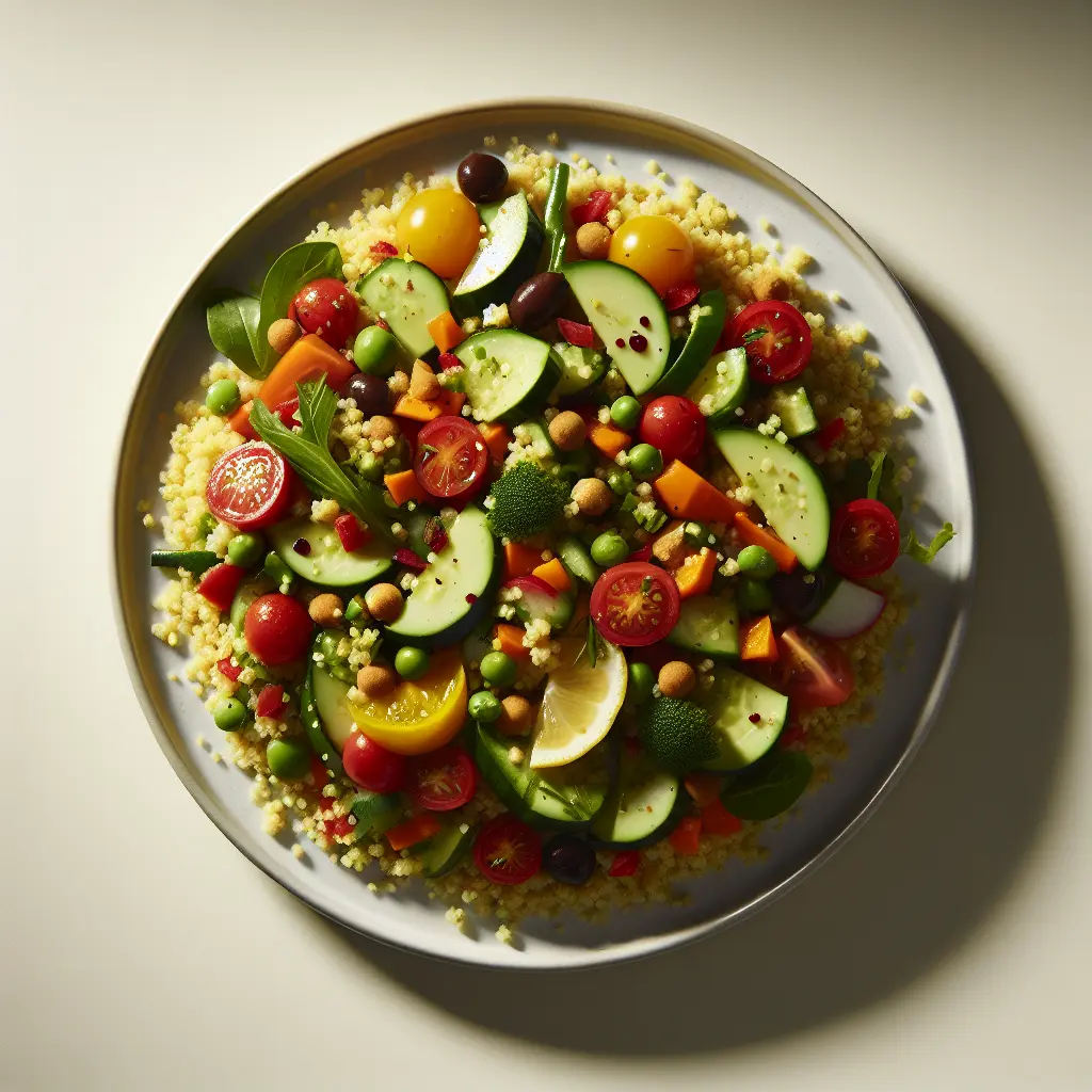 Vegan Mediterranean Couscous Salad