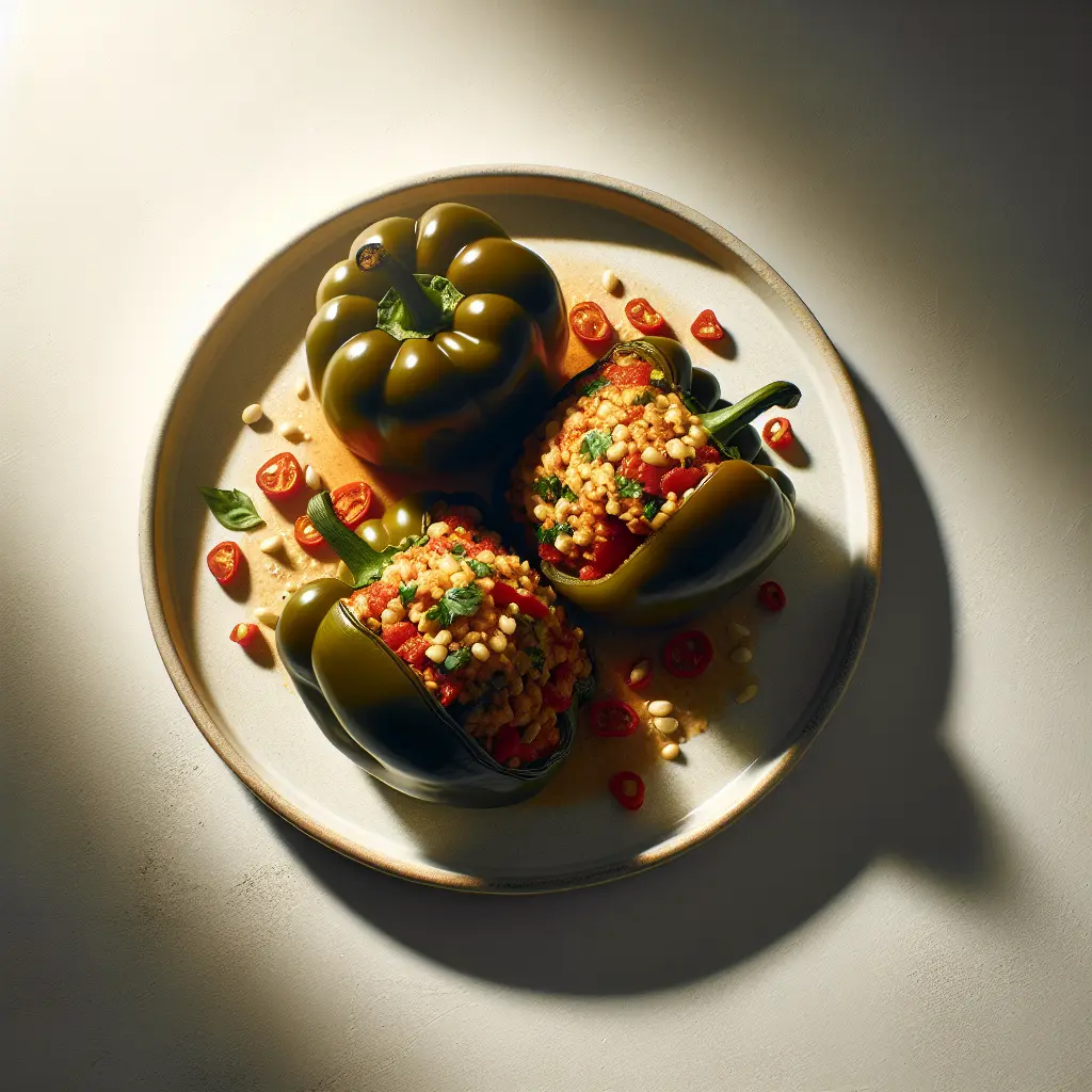 Vegan Mexican Stuffed Bell Peppers