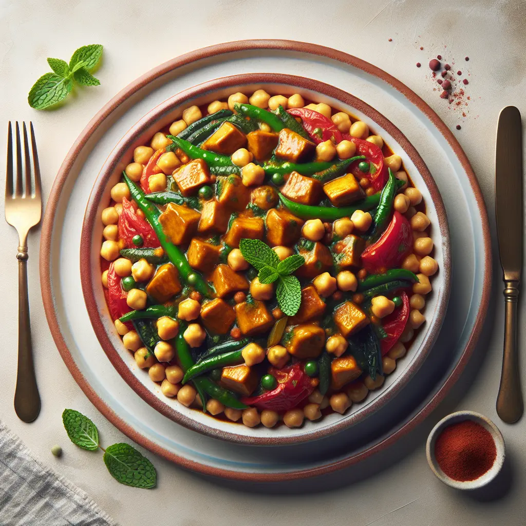 Vegan Moroccan Chickpea Tagine