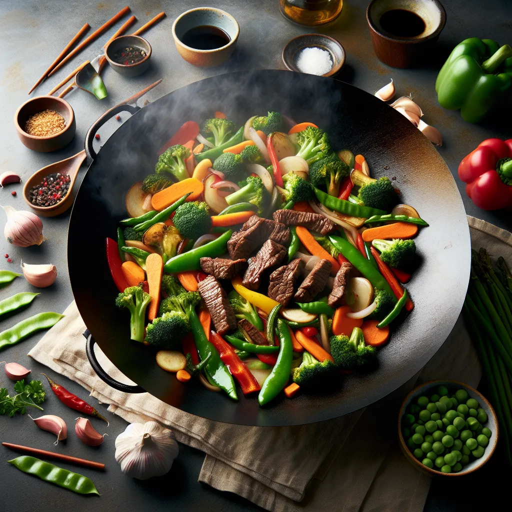 Autumn Vegetable and Beef Stir-Fry