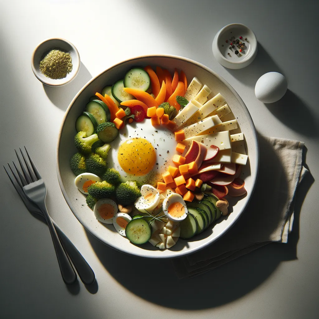 Autumn Vegetable and Cheese Breakfast Bowl