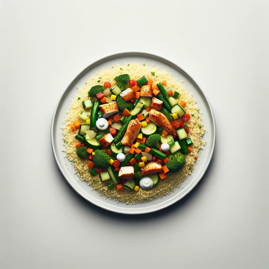 Autumn Vegetable and Chicken Couscous
