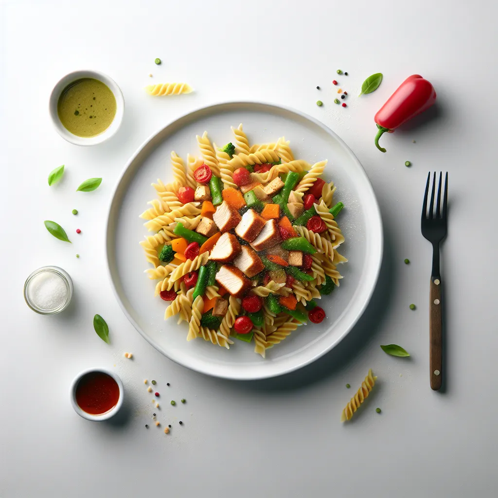 Autumn Vegetable and Chicken Pasta