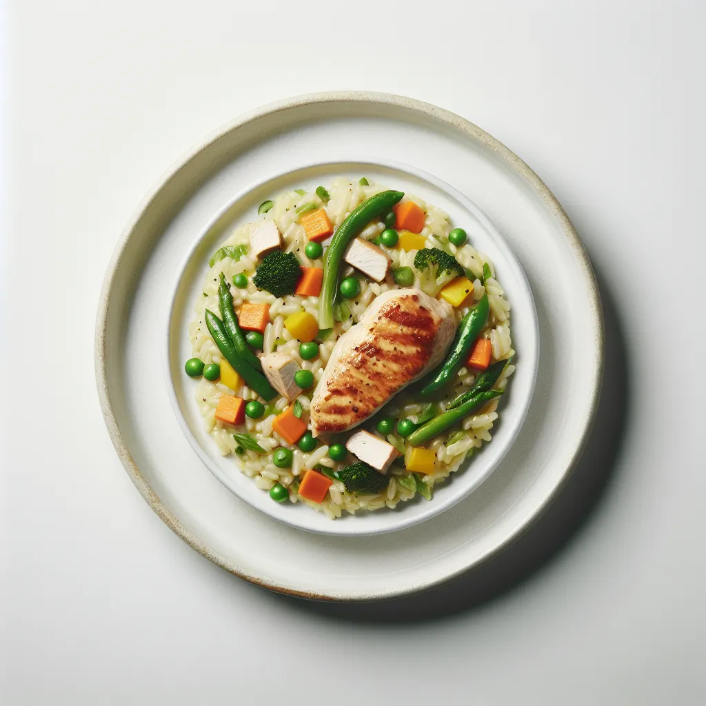 Autumn Vegetable and Chicken Risotto