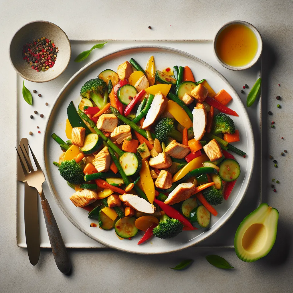 Autumn Vegetable and Chicken Stir-Fry