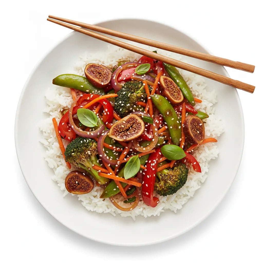 Vegetable and Fig Stir-Fry