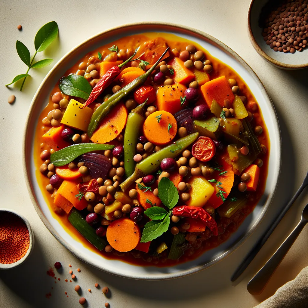 Autumn Vegetable and Lentil Stew