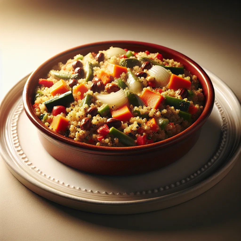 Vegetarian Casserole with Quinoa and Vegetables