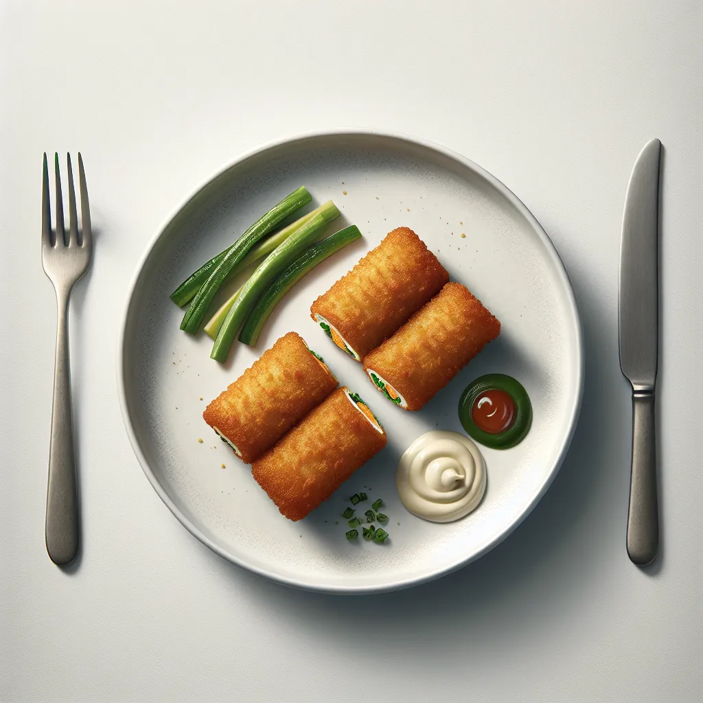 Vegetarian Fish Finger Wraps