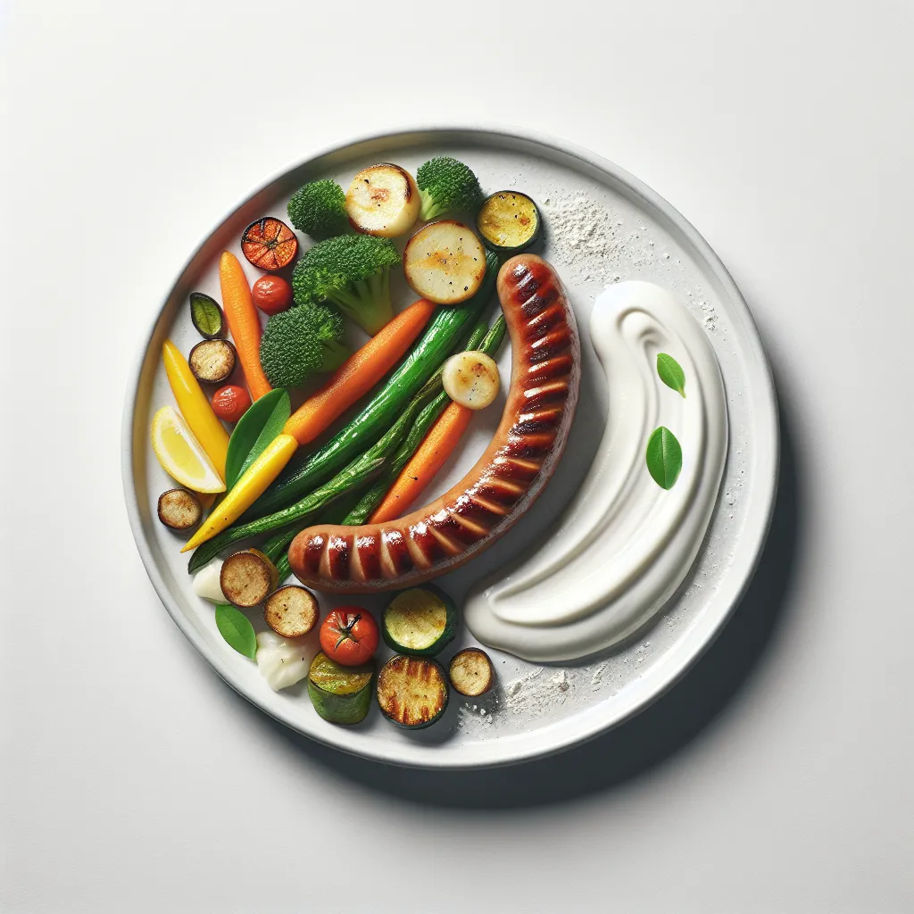 Gourmet Vegetarian Sausage and Roasted Vegetable Platter